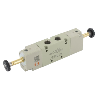 Distributeurs en ligne - 5/2 Bi - G1/2" - Cde Electropneu. - Rap. ElectroPneu. - Av. Joints-Lire la description