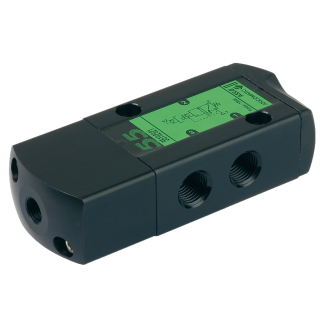 Distributeurs en ligne - 3/2 Mono NF - G1/4" - Cde pneu. - Rap. Res. - Av. Joints-Lire la description