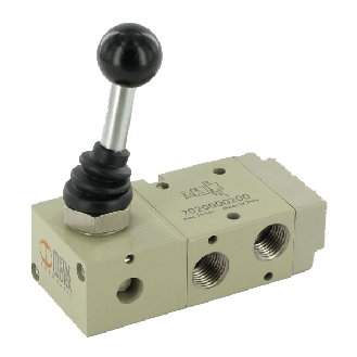 Distributeurs en ligne - 3/2 2 Pos. Maint. - G1/2" - Cde Muscu à levier - Rap. 2 Pos. Maint.-Lire la description