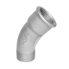 Raccord fileté/taraudé - Coude 45° - Fonte Galva - 3/8" MF - Pmax: 25 bar