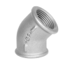 Raccord fileté/taraudé - Coude 45° - Fonte Galva - 1" F - Pmax: 20 bar