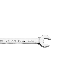 Clé à cliquet flexible Jetech de 11 mm, de qualité industrielle, avec tête flexible, fabriquée en acier allié Cr-V forgé et traité thermiquement, entièrement polie avec 12 points, combinaison de clé à cliquet à tête flexible, métrique-Lire la description