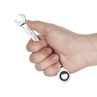 Clé à cliquet flexible Jetech de 11 mm, de qualité industrielle, avec tête flexible, fabriquée en acier allié Cr-V forgé et traité thermiquement, entièrement polie avec 12 points, combinaison de clé à cliquet à tête flexible, métrique-Lire la description