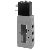 Distributeur en ligne sans joint - 5/2 Mono - G1/4" - Electropneumatique - Rappel Ressort - 24/DC