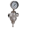 Détendeurs de pression - Inox 316 - FPM - G1"1/2 FF - (+)100°C - P. aval: 4 à 10 bar