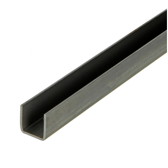 Fer U - Acier - LAC - Dimensions : 50 x 38 x 5 mm - Poids : 5,70 kg/m - Prix au kilo-Lire la description
