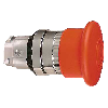 Tête de commande  pour bouton coup de poing - Pousser-Tirer - Rouge - Ø40