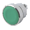 Tête de commande  pour bouton poussoir affleurant - A impulsion - Vert