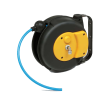 Enrouleurs pneu. - Ø tube: 5,5mm - 5,5m - PU - Pmax: 12 bar - Sortie: G1/4"M - Pour air et eau