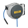 Enrouleurs pneu. - Ø tube: 8mm - 9m - PU - Pmax: 15 bar - Sortie: G1/4"M - Pour air et eau