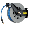 Enrouleurs pneu. - Ø tube: 10mm - 12m - SAE100R6 - Pmax: 20 bar - Sortie: G1/2"F - Pour air et eau