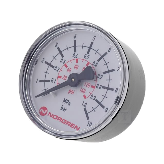 Manomètre  - Ø50mm - R1/8" - axial - 0 à 10 bar-Lire la description