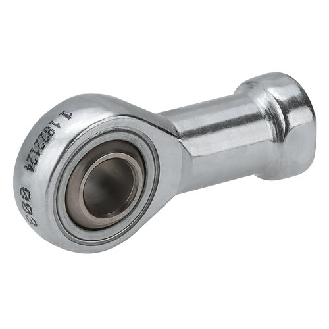 Tenon à rotule pour tige de vérin Série AP6 - pour vérins Ø 12/16 mm - M6 x 1,5 - acier-Lire la description