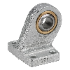 Tenon arrière à rotule déporté en fonte pour vérins Ø 160 mm