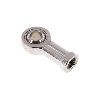 Tenon à rotule pour tige de vérin Série AP6 - pour vérins Ø 25/32 mm - M10 x1,25 - acier inox 1.4301-Lire la description