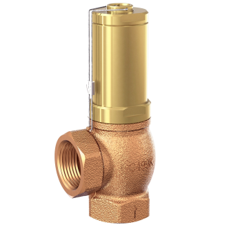 Soupapes de décharge - Bronze - NBR - G1"1/2 - PN12 - 5 bar - (+)130°C-Lire la description