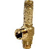 Soupape de sécurité - Laiton - FPM (Viton) - G1"1/2/G1"1/2 M - Tarage à 5,5 bar - (+)200°C