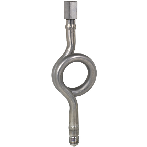 Siphon réducteur de température - Inox - 1/2" - 1/2" MF- (+)300°C-Lire la description
