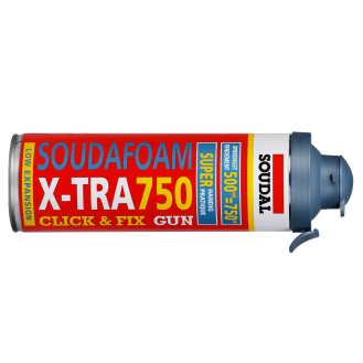 Mousse PU  Soudafoam X-TRA750 Low expansion -750ml.(12 Pces)*-Lire la description