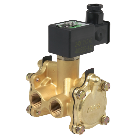Electrovanne  Série 316 - Laiton - NBR - 3/2 - NF - 1/2'' NPT - 24/DC - Sans commande manuelle-Beschreibung lesen