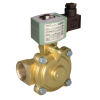Électrovanne en laiton PTFE 2/2 NF G1'' 230V