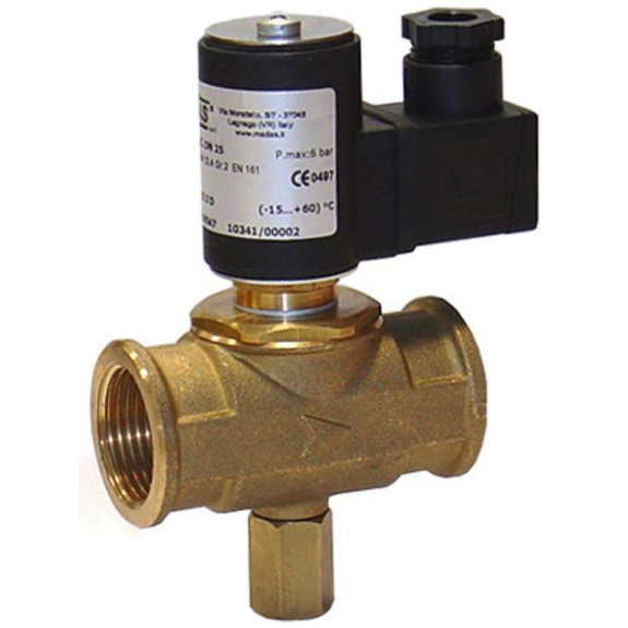 Electrovanne Série M16/RMO - Laiton - 2/2 - NF - G3/4" - 230/50 - avec réarmement-Lire la description