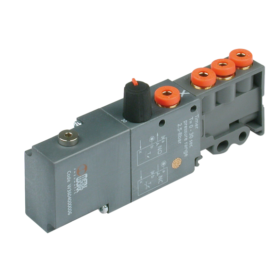 Temporisation pneumatique - Ø4 mm - 2,5 à 8 bar-Leggi tutto