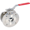 Vannes à sphère - Inox 316  - PTFE - DN100 - Wafer GN16 - PN16 - 2/2 - 2 pièces - 180°C