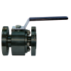Vannes à sphère - Acier - PTFE - DN150 - A brides GN16 - PN40 - 2/2 - Fire Safe - 180°C