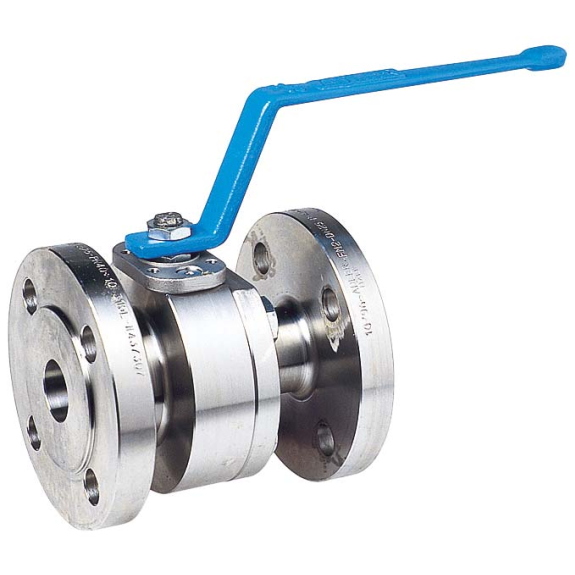 Vannes à sphère - Inox - PTFE - DN80 - A brides GN40 - PN40 - 2/2 - Fire Safe - 200°C-Beschreibung lesen