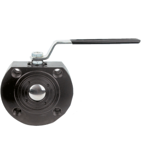Vannes à sphère - Acier - PTFE - DN100 - Wafer GN40 - PN40 - 2/2 - Fire Safe - 180°C-Lire la description