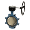 Vanne papillon - Fonte GG25 - EPDM - DN250 - LUG GN10 - PN16 - Cde manu par volant réd. - 110°C