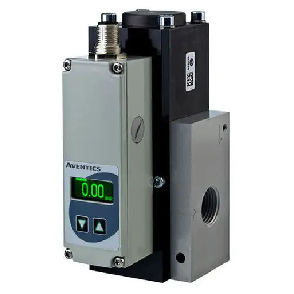 Vanne proport. pour une régulation de pression électronique- Alu- G1/4"- 4-20mA- 0-100 mbar-Lire la description