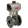 Vannes à sphère - Fonte GG25 - PTFE/FPM - DN100 - A brides GN10/16 - PN16 - 2/2 - 200°C
