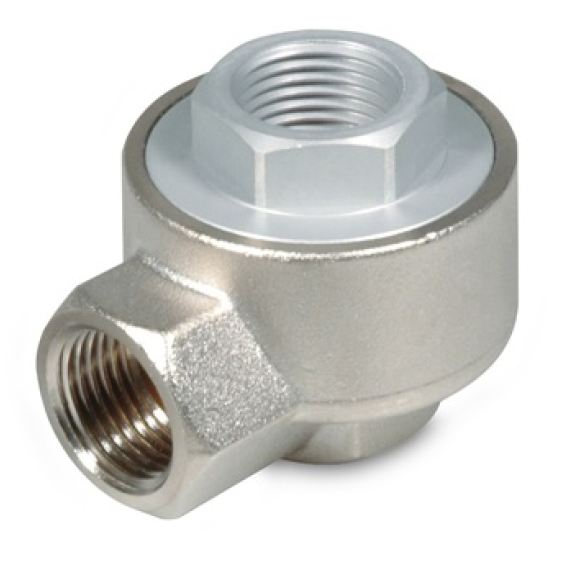 Echappement rapide - Laiton nickelé - 1/2" FF - 0,5 à 12 bar-Leggi tutto