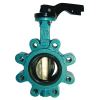 Vanne papillon - Fonte GG25 - EPDM - DN100 - LUG GN10/16 - PN16 - Cde manu par levier - 110°C