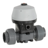 Vannes à membrane - PVC-U - FPM (Viton) - A coller DN40 - (+)60°C - Cde Pneu simple effet NF