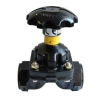 Vanne à membrane - Fonte GGG40 - EPDM - G2" FF - (+)130°C - Cde Manu