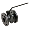 Vannes à sphère - Fonte GG25 - PTFE/FPM - DN25 - A brides GN10/16 - PN16 - 2/2 - 200°C
