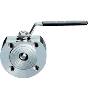 Vannes à sphère - Inox 316L - PTFE - DN100 - Wafer GN16 - PN16 - 2/2 - Fire Safe - 180°C-Lire la description