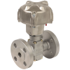 Vanne à soupape à siège droit - Inox - Métal/Métal - DN40 - PN40 - GN40 - 2/2 - NF - Maximum 10 bar