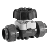 Vannes à membrane - PVC-U - FPM (Viton) - A coller DN25 - (+)60°C - Cde Manu