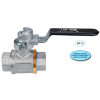 Vanne à boisseau sphérique à décompression en laiton Série AIRY LOCK - 3/2 - G1/4" FF - PN12