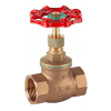 Vannes à soupape à siège droit - Bronze - PTFE - G1''1/2 FF - PN16 - 2/2 - 180°C