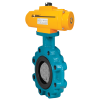 Vanne papillon LUG - GGG40/NBR/CF8M - DN80 - GN16 - PN16 - Cde pneu. simple effet NO