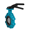 Vanne papillon LUG - GGG40/NBR/CF8M - DN300 - GN10 - PN10 - volant réducteur