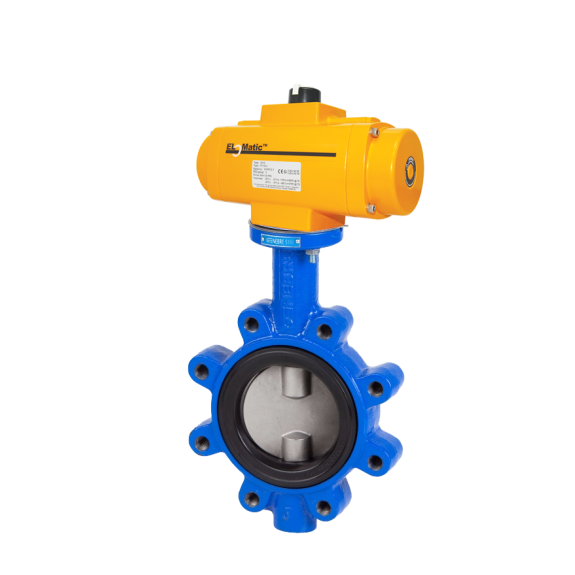 Vanne papillon - LUG - DN300 - PN10 - GN10 - GGG40/EPDM/CF8M - Cde pneu. simple effet NF Vanne papillon - LUG - DN300 - PN10 - GN10 - GGG40/EPDM/CF8M - Cde pneu. simple effet NF-Lire la description