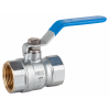 Vannes à sphère - Laiton - PTFE - G1'' FF - PN25 - 2/2 - 2 pièces - 150°C - Pour HVAC