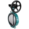 Vanne papillon WAFER - GGG40/NBR/CF8M - DN300 - GN10/16 ANSI 150 - PN10 - volant réducteur