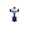 Vanne papillon WAFER - GG20/EPDM - DN200 - GN10/16 ANSI150 - PN16 - Pneu simple effet NO - Pour HVAC